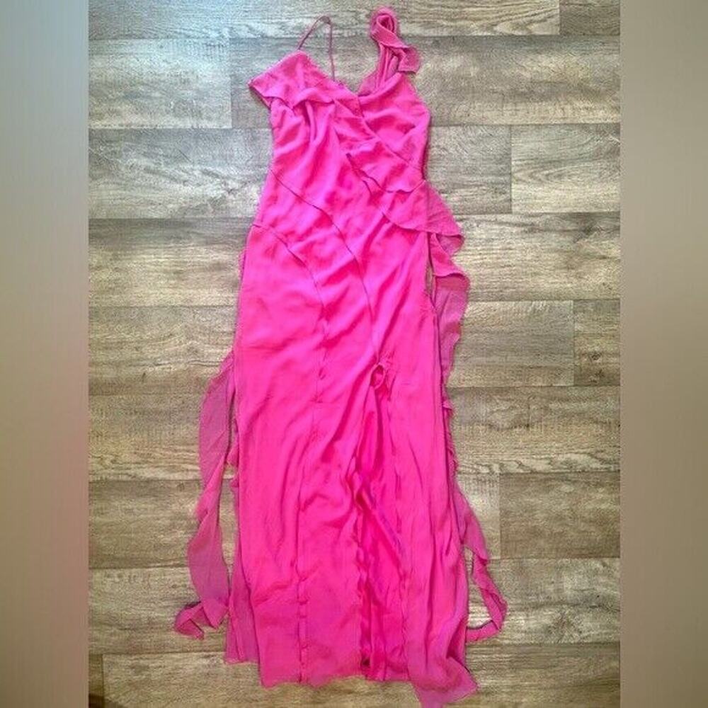 RARE!!! MANGO BLOGGER FAVE!!! Asymmetric Maxi Dress NWT - Picture 15 of 16